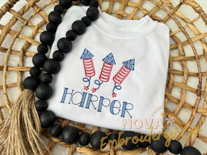 Kids 4th of July TShirt/Romper