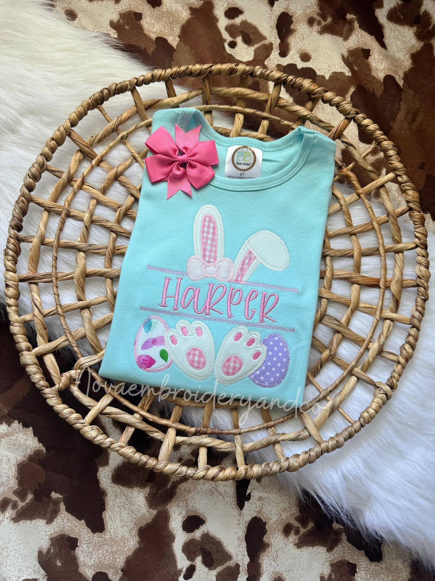 Girls Easter Bunny Shirt