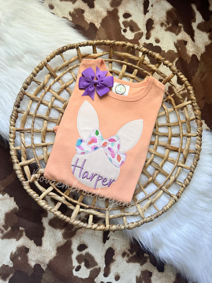 Girls Easter Bunny Shirt