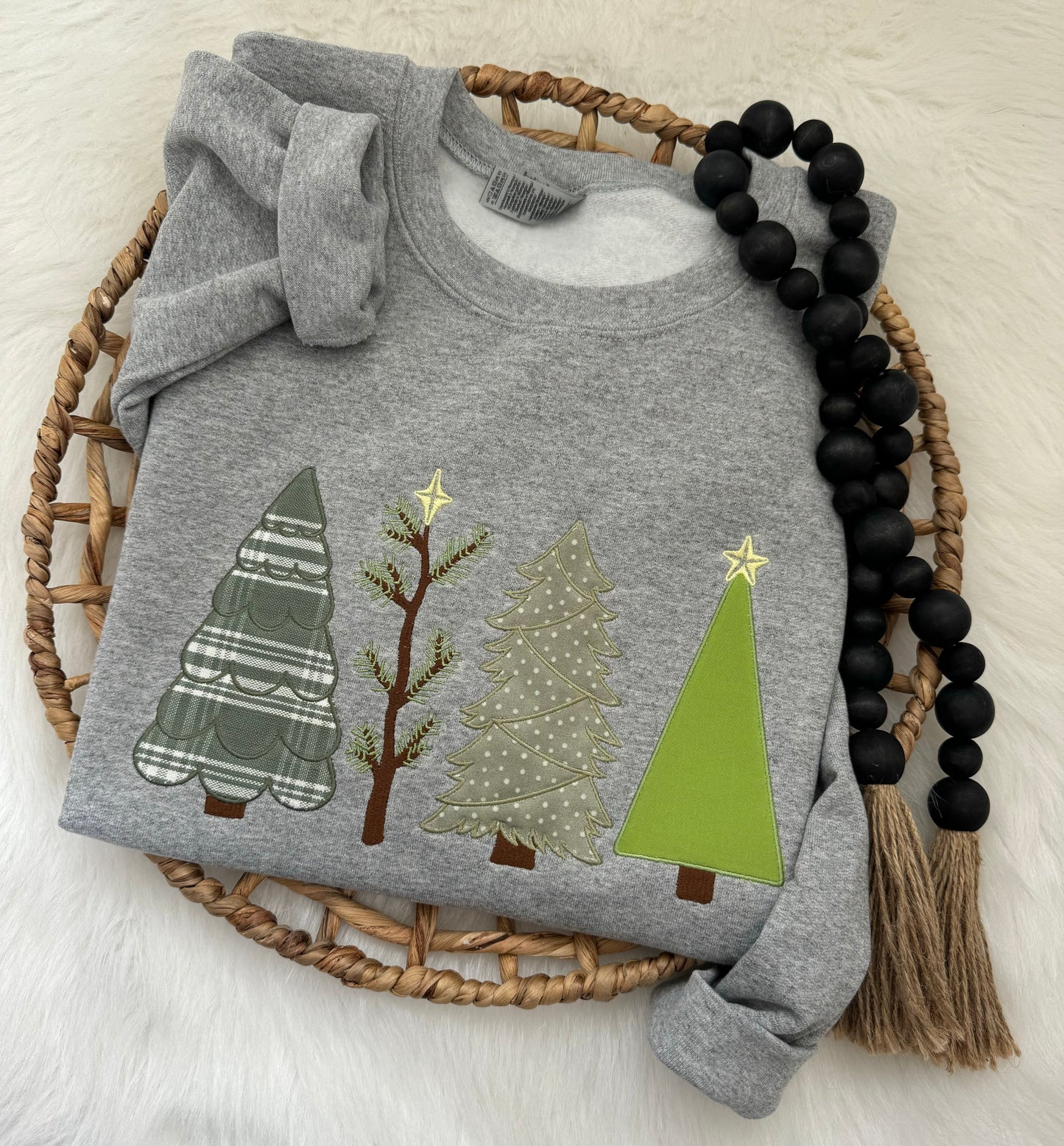 Christmas Tree Appliquè Sweatshirt