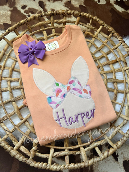 Girls Easter Bunny Shirt