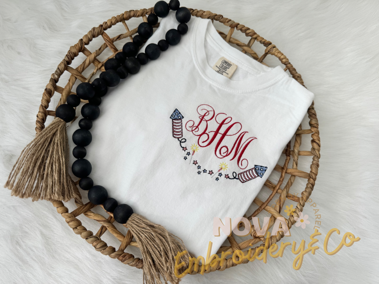 Fourth of July Monogram Shirt