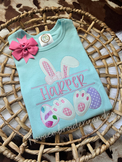 Girls Easter Bunny Shirt