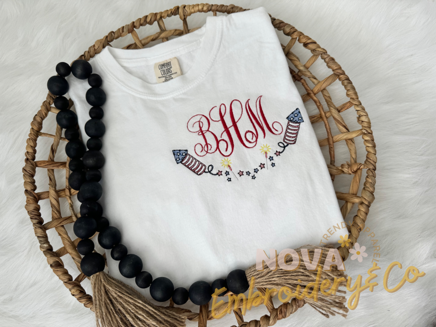 Fourth of July Monogram Shirt