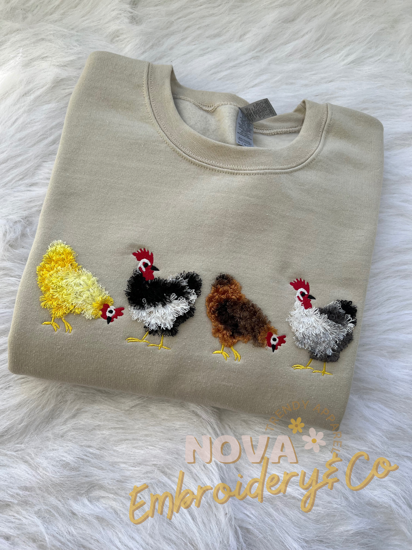 Fluffy Chicken Flock Sweatshirt