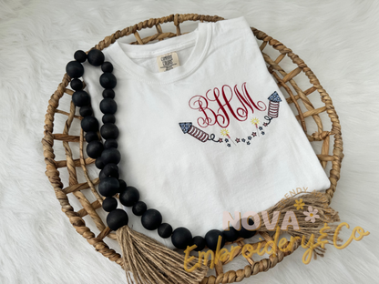 Fourth of July Monogram Shirt