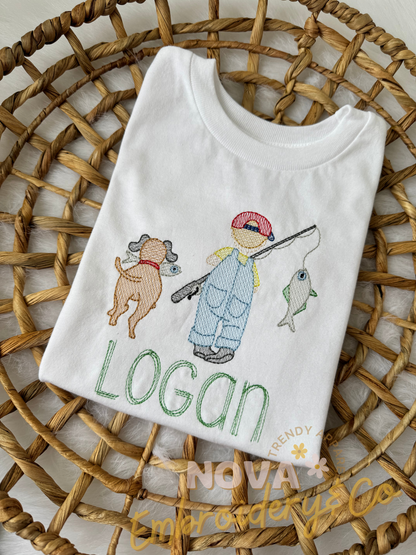 Boys Fishing Shirt