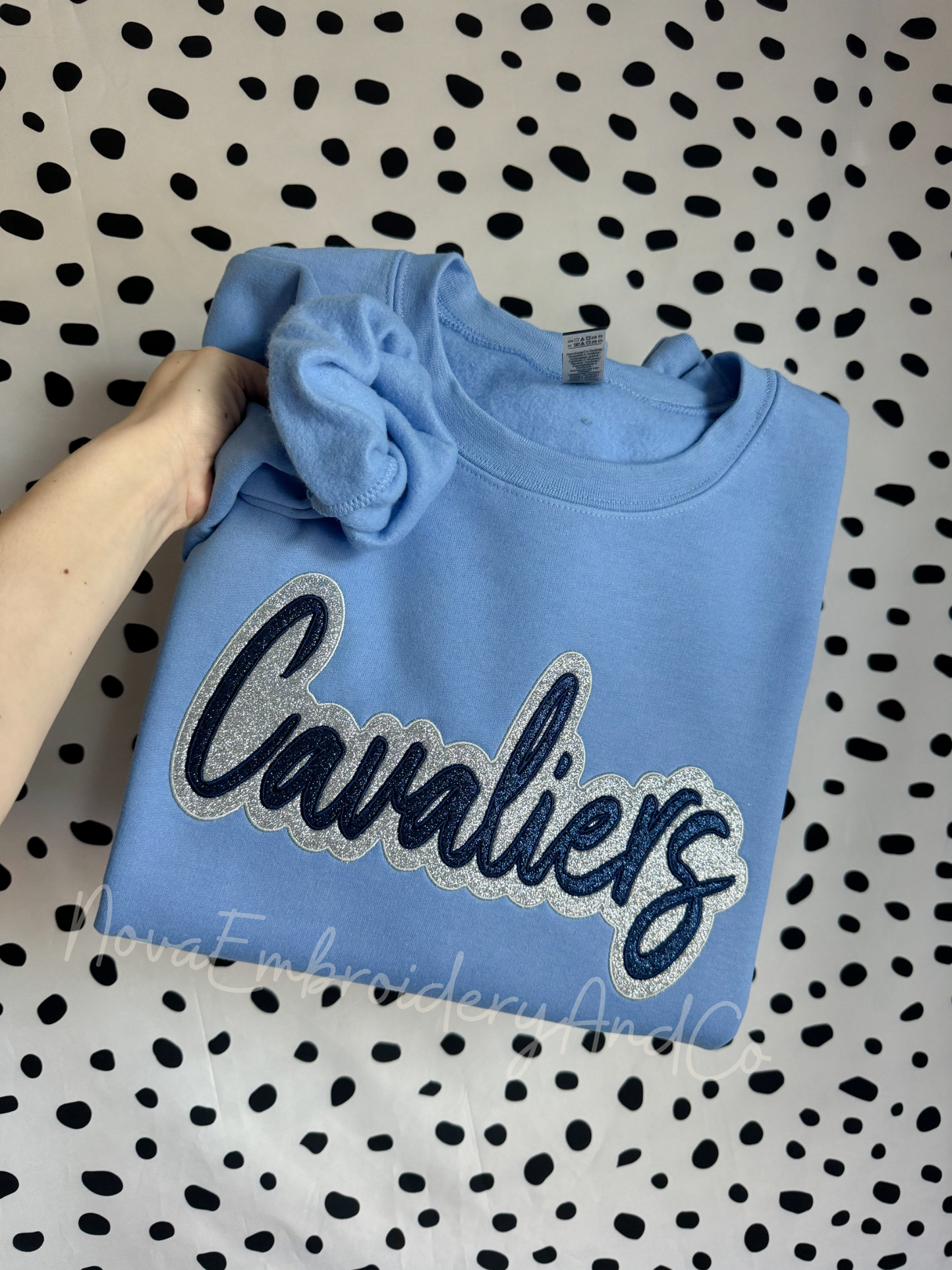 Custom Glitter Team Sweatshirt And Tees