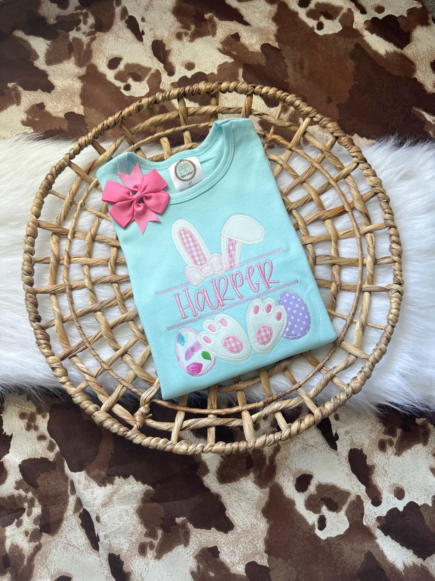 Girls Easter Bunny Shirt