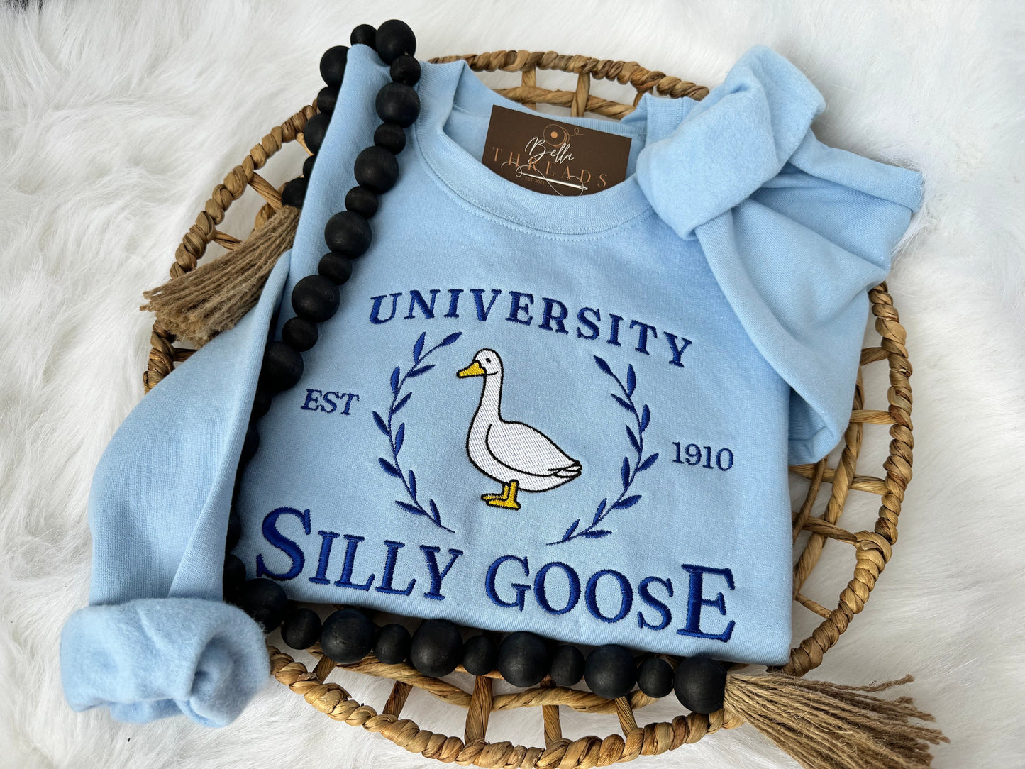 Silly Goose University Sweatshirt, Unisex Silly Goose University Swearer ,Funny Sweatshirt, Funny Gift ,Funny Goose Sweatshirt, Silly Goose